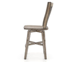Canadel Champlain Swivel Counter Stool 7119 in Wood Seat and 72 Heritage Nature, side view