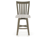 Canadel Swivel Counter Stool 7119 in FP Crypton® and 08 Shadow, front view