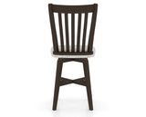 Canadel Swivel Counter Stool 7119 in FP Crypton® and 59 Davy's Grey, back view