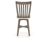 Canadel Champlain Swivel Counter Stool 7119 in FT InsideOut® and 08 Shadow, back view
