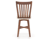 Canadel Champlain Swivel Counter Stool 7119 in FT InsideOut® and 33 Spice Washed, back view