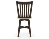 Canadel Swivel Counter Stool 7119 in FT InsideOut® and 59 Davy's Grey, back view