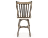 Canadel Champlain Swivel Counter Stool 7119 in FT InsideOut® and 72 Heritage Nature, back view