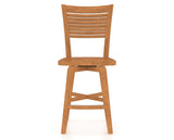Canadel Swivel Counter Stool 7229 in Honey Washed, front view