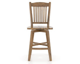 Canadel Champlain Swivel Counter Stool 7232 in Oak Washed, front view
