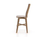 Canadel Champlain Counter Stool 7232 in Oak Washed, side view