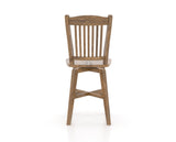 Canadel Champlain Counter Stool 7232 in Oak Washed, back view