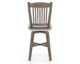 Canadel Champlain Swivel Counter Stool 7232 in FP Crypton® and 08 Shadow, back view