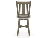 Canadel Swivel Counter Stool 7250 in FP Crypton® and 08 Shadow, back view