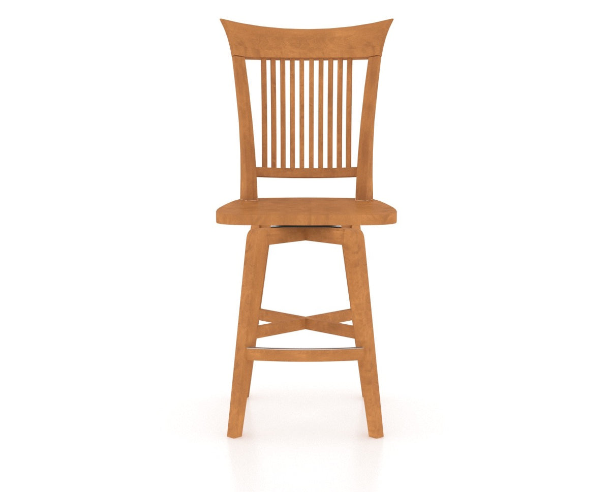Canadel Core Counter Stool 7270 in Honey Washed, front view