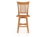 Canadel Core Counter Stool 7270 in Honey Washed, front view
