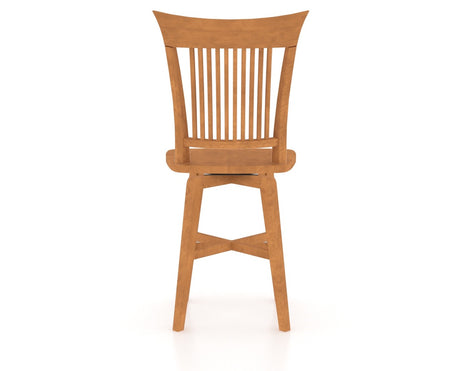 Canadel Core Counter Stool 7270 in Honey Washed, back view