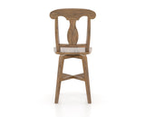 Canadel Champlain Counter Stool 7600 in Oak Washed, back view