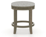 Canadel Stump Too Counter Stool in Shadow, 7C Fabric, front view