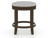 Canadel Stump Too Counter Stool in Hazelnut Washed, 7C Fabric, front view