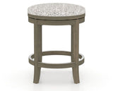 Canadel Stump Too Counter Stool in Shadow, FP Crypton®, front view