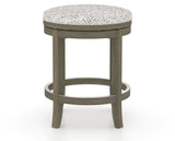 Canadel Stump Too Counter Stool in Shadow, FP Crypton®, side view