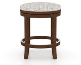 Canadel Stump Too Counter Stool in Cognac Washed, FP Crypton®, front view