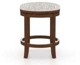 Canadel Stump Too Counter Stool in Cognac Washed, FP Crypton®, back view