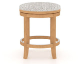 Canadel Stump Too Counter Stool in Caramel Washed, FP Crypton®, back view