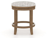 Canadel Stump Too Counter Stool in Pecan Washed, FP Crypton®, front view
