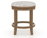 Canadel Stump Too Counter Stool in Pecan Washed, FP Crypton®, side view