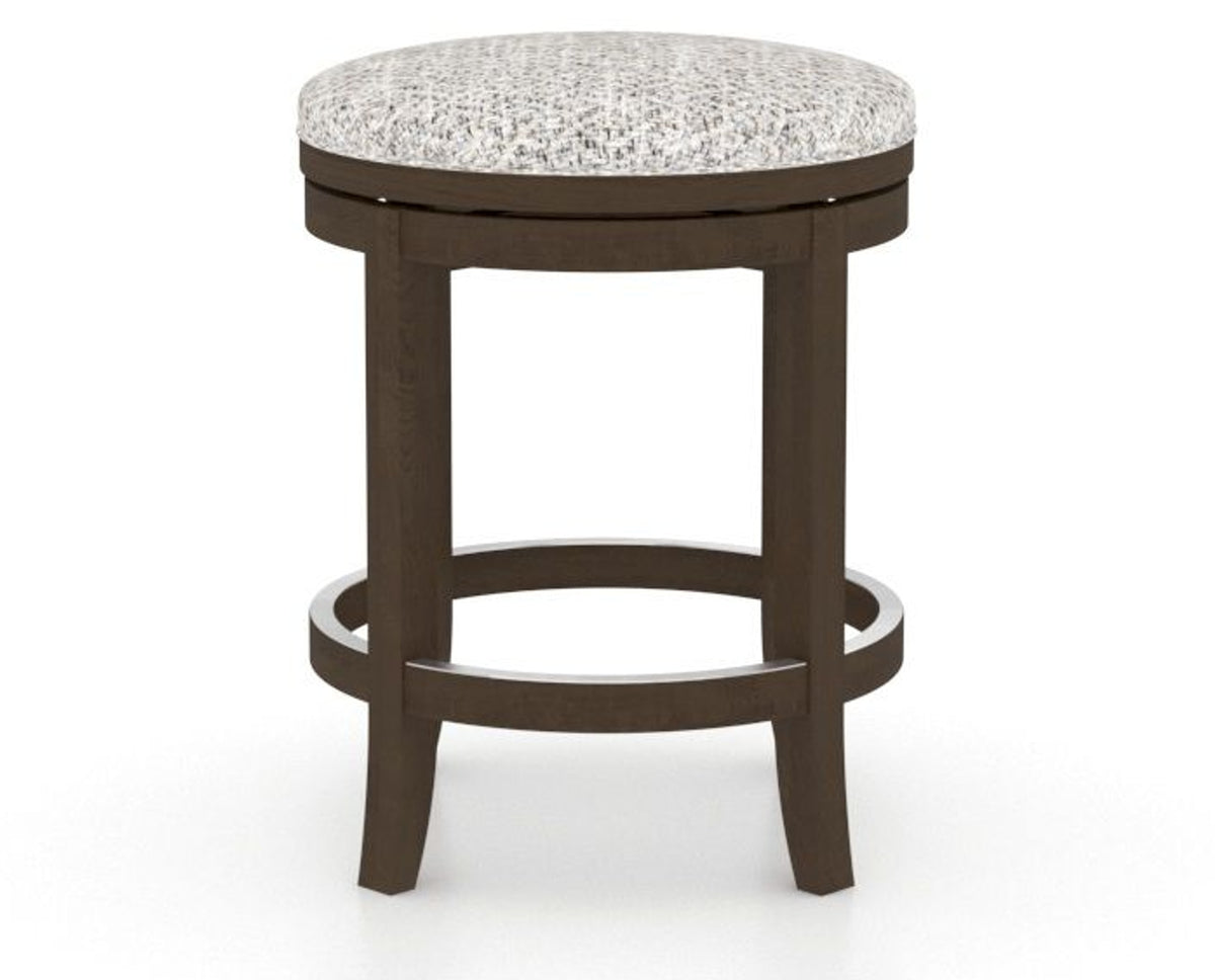 Canadel Stump Too Counter Stool in Hazelnut Washed, FP Crypton®, front view