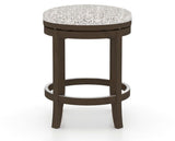 Canadel Stump Too Counter Stool in Hazelnut Washed, FP Crypton®, front view