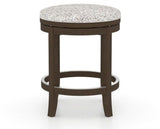 Canadel Stump Too Counter Stool in Hazelnut Washed, FP Crypton®, side view