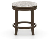 Canadel Stump Too Counter Stool in Hazelnut Washed, FP Crypton®, back view