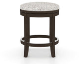 Canadel Stump Too Counter Stool in Davy's Grey, FP Crypton®, side view