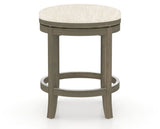 Canadel Stump Too Counter Stool in Shadow, FT InsideOut®, front view