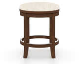 Canadel Stump Too Counter Stool in Cognac Washed, FT InsideOut®, front view