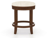 Canadel Stump Too Counter Stool in Cognac Washed, FT InsideOut®, back view