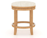 Canadel Stump Too Counter Stool in Caramel Washed, FT InsideOut®, back view
