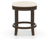Canadel Stump Too Counter Stool in Hazelnut Washed, FT InsideOut®, front view