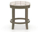 Canadel Stump Too Counter Stool in Shadow, OZ Fabric, front view