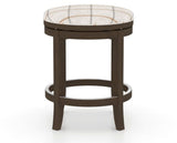 Canadel Stump Too Counter Stool in Hazelnut Washed, OZ Fabric, front view
