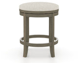 Canadel Stump Too Counter Stool in Shadow, TB Fabric, side view