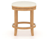 Canadel Stump Too Counter Stool in Caramel Washed, YJ Faux Leather, side view