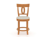 Canadel Core Counter Stool 8100 in Swivel Base, front view