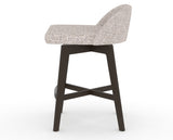 Canadel Downtown Swivel Counter or Bar Stool 8138 in FP Crypton® and 59 Davy's Grey, side view