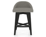 Canadel Downtown Swivel Counter or Bar Stool 8138 in Counter Height, front view