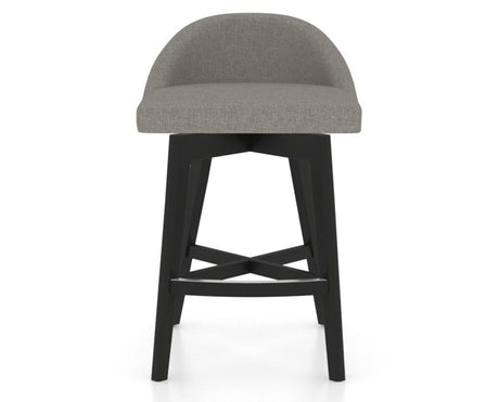 Canadel Downtown Swivel Counter or Bar Stool 8138 in Counter Height, front view