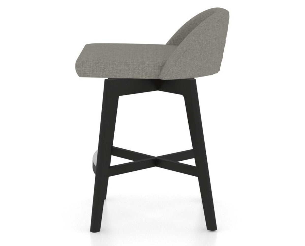 Canadel Downtown Swivel Counter or Bar Stool 8138 in Counter Height, side view