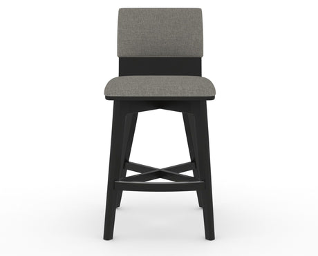 Canadel Downtown Swivel Counter or Bar Stool 8142 in Counter Height, front view