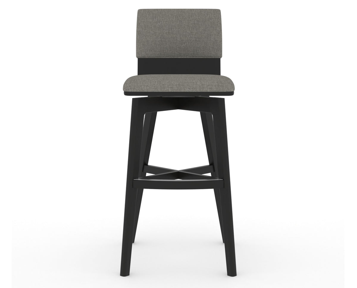 Canadel Downtown Swivel Counter or Bar Stool 8142 in Bar Height, front view