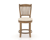 Canadel Champlain Counter Stool 8232 in Swivel Base, front view