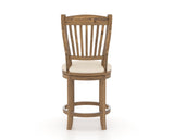 Canadel Champlain Counter Stool 8232 in Swivel Base, back view