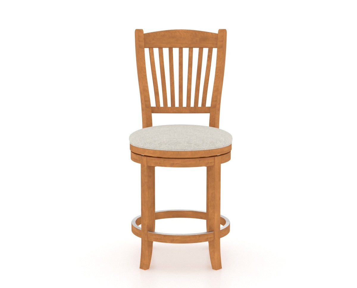 Canadel Core Counter Stool 8232 in Swivel Base, front view
